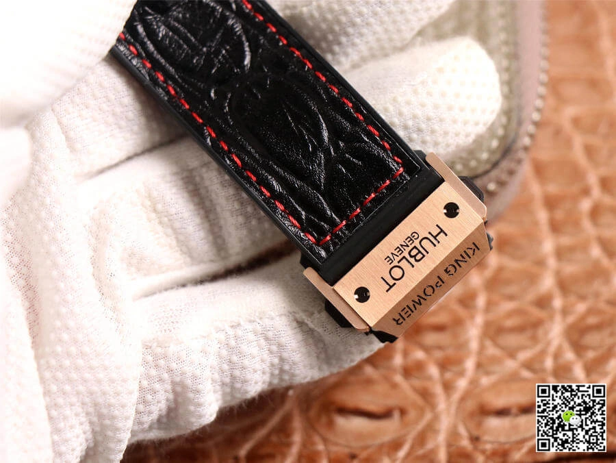 Hublot King Power 703.ZM.1123.NR.FMO10 V6 Factory 1:1 Best Edition Replica Watch Leather Strap